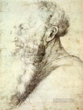 マティアス・グリューネヴァルト Painting - グイド・グエルシ・ルネッサンスのマティアス・グリューネヴァルトの肖像